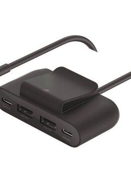 Belkin Smartphone-Dockingstation BoostCharge 4-Port-USB-Splitter