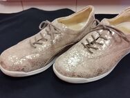 Waldläufer Damen Schuhe Gr. 7 1/2 Weite H goldfarben - Kerken