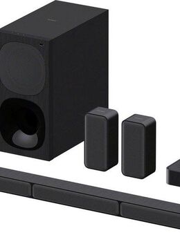 Sony HT-S40R Kanal- Soundbar 5.1 (Bluetooth, 600 W, inkl. kabelgebundenem Subwoofer, kabellosen Rear-Lautsprechern)