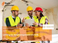 Leitung für Baumanagement (m/w/d) - Frankfurt (Main)