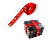 470x1cm Geschenkband Schleife Dekoration Verpackung Band Schlaufe Rot Goldfarbe 7,90€* - Villingen-Schwenningen