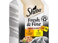Megapack Sheba Fresh & Fine Frischebeutel 12 x 50 g - Huhn & Truthahn in Sauce