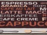 Andiamo Küchenläufer Cafe Creme, rechteckig, Höhe: 4 mm, Motiv Kaffee, mit Schriftzug, Größe 50x150 cm, Küche