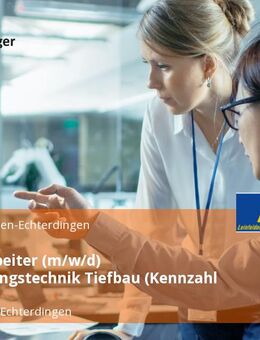 Sachbearbeiter (m/w/d) Vermessungstechnik Tiefbau (Kennzahl 66119) - Leinfelden-Echterdingen