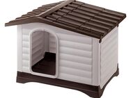 Ferplast Kunststoffhundehütte Dogvilla - Größe 110: B 111 x T 84 x H 79 cm