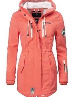 Marikoo Funktionsmantel Zimtzicke Wasserdichter Softshell Parka mit Kapuze