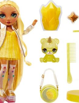 Rainbow High Anziehpuppe Classic Rainbow Fashion Doll- Sunny (yellow)