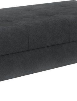 Home affaire Polsterhocker CHARRE XXL, Steppung im Sitzbereich, Maße: B/T/H: 118/73/40 cm, passend zur Serie CHARRE, auch in Cord und Bouclé