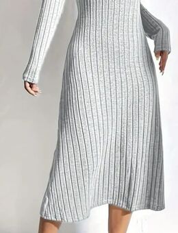 Midikleid Langarm Gr. L Grau - Brüel
