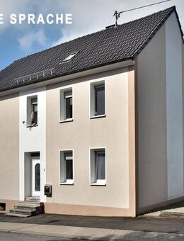 Das rechte Haus von einem Doppel·haus in Mackenrodt ist zu verkaufen.- TEXT IN LEICHTER SPRACHE - Mackenrodt