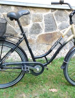 26" Zoll Mifa Damen Fahrrad beige/schwarz - Dresden
