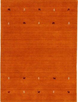 carpetfine Wollteppich Gabbeh Uni, auch als Läufer und Rund erhältlich, rechteckig, Höhe: 15 mm, reine Wolle, handgewebt, Gabbeh Loom Tiermotiv, große Farbauswahl