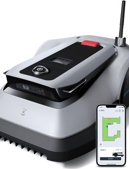 Ecovacs GOAT G1-800 Mähroboter mit Garage, 5 Baken, Verbindungsmodul – TOP - Kassel