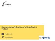 Hauswirtschaftskraft (m/w/d) Vollzeit / Teilzeit - Böblingen