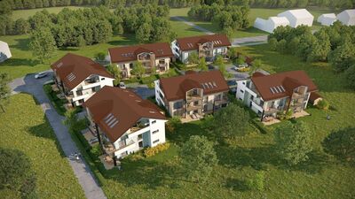 NEUBAU: Baubeginn erfolgt - Exklusive 2-Zimmer-Wohnung am Chiemsee
