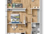 Möblierte 2-Zimmerwohnung mit neuer Einbauküche - Schellerten