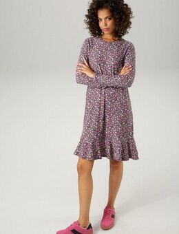 Aniston CASUAL Jerseykleid mit bunten Blümchen bedruckt