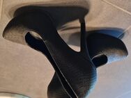 High Heels Schlangenleder-Optik Gr.37 schwarz - Oering