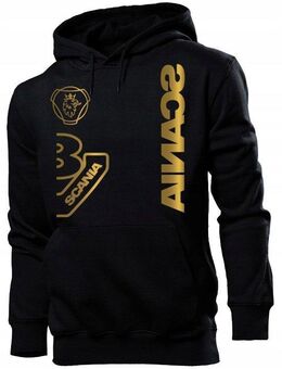 SCANIA V8 Gold PREMIUM Kapuzenpullover Hoodie Sweatshirt Pullover Pulli Herren Design 131 - Wuppertal