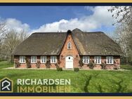 Repräsentatives Reetdachanwesen unmittelbar am Nordseedeich gelegen in 25924 Emmelsbüll-Horsbüll - Emmelsbüll-Horsbüll