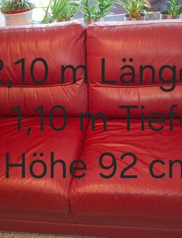 2 x Couch / Sofa in Leder / Kunstleder zu verschenken!!! - Aichwald