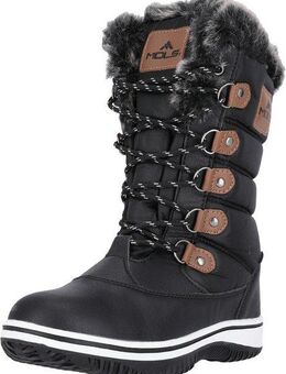 MOLS Enfield Stiefel mit modischem Kunstfell-Besatz