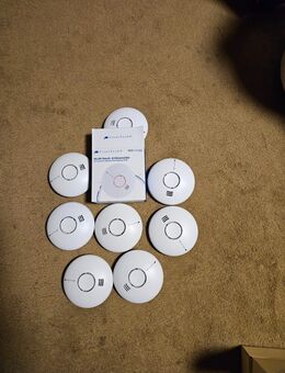 8 Stk. VisorTech WLAN-Rauch- & Hitzemelder RWM-200.app Ohne Batterien Gebraucht, auf Funktion geprüft. Bis 12/2029 zugelassen.. - Brühl (Baden-Württemberg)