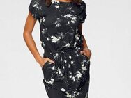 Laura Scott Sommerkleid festlich, Minikleid, feminin, aus Viskosemischung, Kurzarm