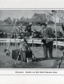 Kunstdruck : Affentheater ., Gemälde von Prof. Rudolf Schramm - Zittau , Blatt 25cm x 17cm , M7 in 02828