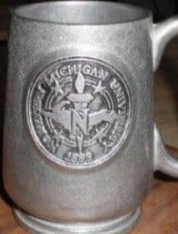 Universität Michigan USA Amerikanischer Krug Metall Gravur - Bottrop