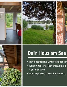 Exklusiver Ausblick: Fachwerkhaus am See mit Anbaupotential in Grünheide - Grünheide (Mark)