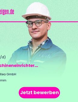 Maschineneinrichter (m/w/d) - Hamm