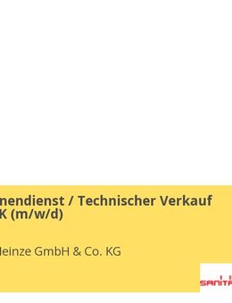Vertriebsinnendienst / Technischer Verkauf Lüftung SHK (m/w/d) - Ainring