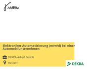 Elektroniker Automatisierung (m/w/d) bei einem Automobilunternehmen - Rastatt