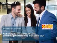 Ausbildung: Kaufmann/Kauffrau für Büromanagement (m/w/d) - September 2024 - Ludwigsburg
