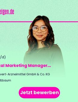 Digital Marketing Manager (m/w/d) - Nußbaum