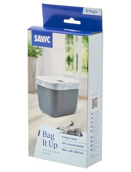 Savic Katzentoilette Hop In - Bag it Up Litter Tray Bags, Hop In, 1 x 6 Stück