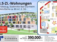 B.03.01 Wohnen am Park, 3,5 Zi., Stadtmitte Bad Dürrheim - Bad Dürrheim