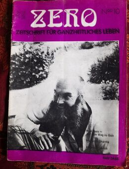 "Zero" – Zeitschrift für ganzheitliches Leben Nr. 10 seltene Ausgabe - Niederfischbach