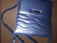Tasche hellblau metallic Griff u Schultergurt - Frankfurt (Main) Zeilsheim
