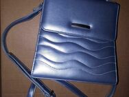 Tasche hellblau metallic Griff u Schultergurt - Frankfurt (Main) Zeilsheim