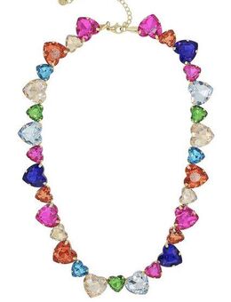 COLLEZIONE ALESSANDRO Kette mit Anhänger Heartshine, mit funkelnden Glasherzen