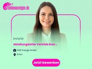 Abteilungsleiter Vertrieb Energielösungen (m/w/d) - Erfurt