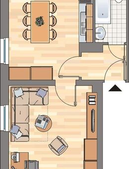 Klein, gut, günstig!! Bezugsfertige 2-Zimmer-Wohnung in Herne Mitte zu besichtigen - Herne