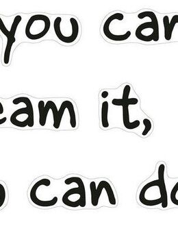 Komar Wandtattoo Disney You can do it - Größe 50 x 70 cm (13 St), Künstler: Komar, selbstklebend, Wandsticker, Kinderzimmer