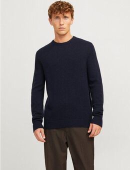 Jack & Jones Rundhalspullover JPRBLULAMBSWOOL KNIT CREW NECK