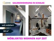 Exklusive Dachgeschosswohnung mit offener Galerie - Möbliertes Wohnen auf Zeit - Gelsenkirchen