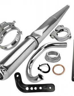 Simson Set Auspuff Krümmer Hitzeschutz Simson S51 Enduro UVP 149€ - Wuppertal