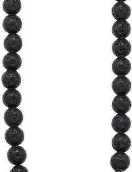 Bruno Banani Edelstahlkette Schmuck Geschenk Lavasteinkette, mit Lavastein