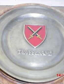Bundeswehr Zinnteller Truppenamt Heeresamt Wappen 1950 1960 - Bottrop